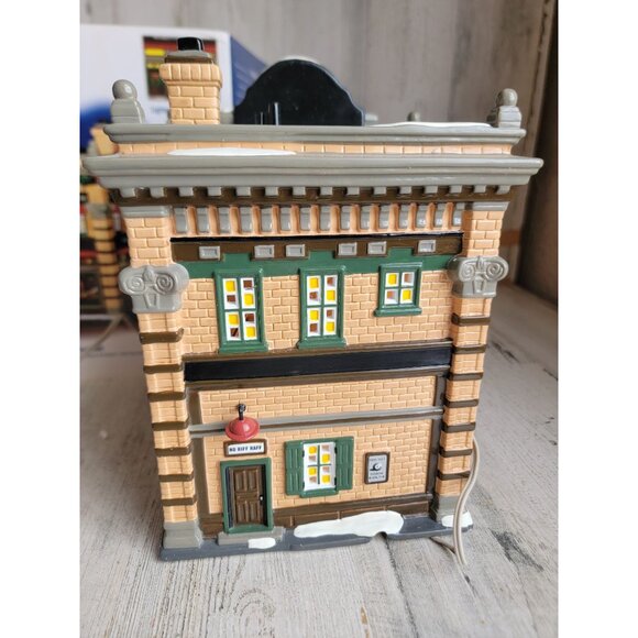 Dept 56 55614 Sharky's pool hall tournament RARE snow village accessory - Picture 9 of 10